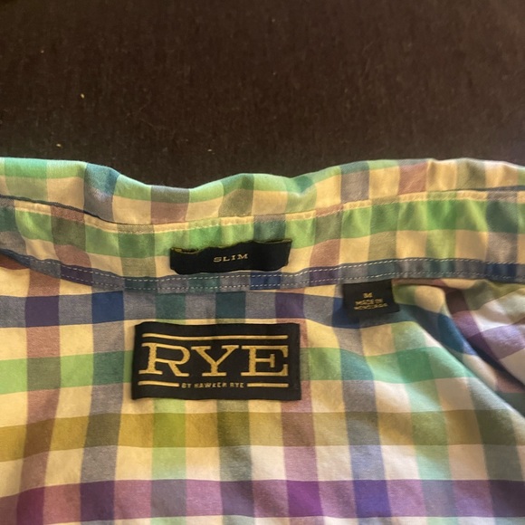 Rye Slim Fit Button Down—Medium - Picture 2 of 4